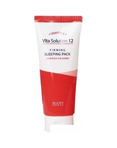 Маска для лица кремовая Vita Solution 12 Firming Sleeping Pack 180 мл Jigott