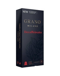 Кофе в капсулах Decaffeinato 10 шт Grano milano