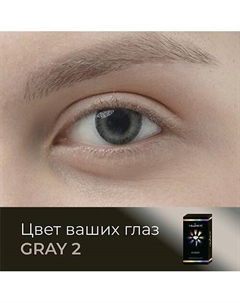 Цветные контактные линзы Fusion Gray (2) Okvision