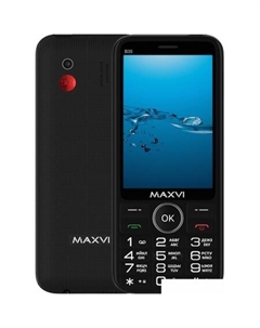 Кнопочный телефон Maxvi B35 (черный)