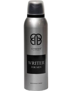 Дезодорант-спрей Writer Cyrus parfume