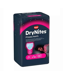 Подгузники трусики Drynites 4-7 лет 10.0 Huggies