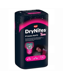 Подгузники трусики Drynites 8-15 лет 9.0 Huggies