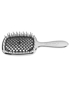 Расческа для волос серебро с черным Superbrush Janeke