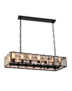 Люстра подвесная peltro черный 109x18x41 см St luce