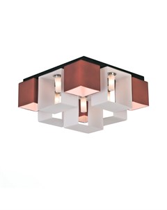 Люстра потолочная concreto красный 42x23x40 см St luce