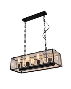 Люстра подвесная peltro черный 68x18x29 см St luce